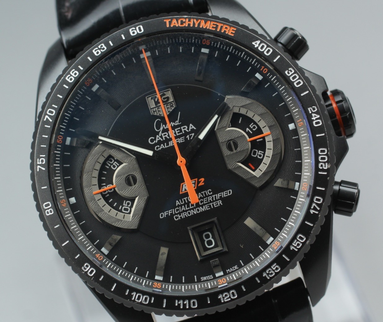 Full Set [MINT] TAG Heuer Grand Carrera Calibre 17 CAV518K.FC6268 AT Mens Watch