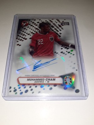 Topps Pristine Road to Euro 2024 National Debut Muhammed Cham Auto