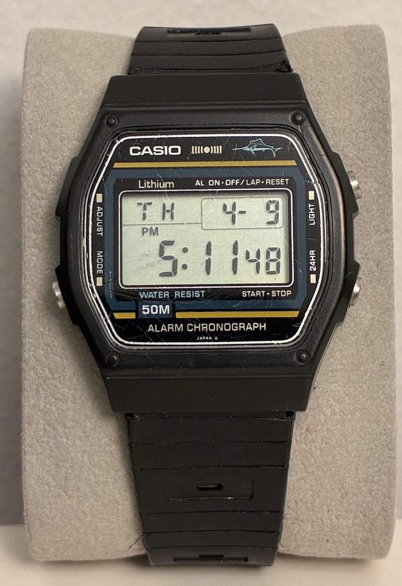 Vintage 1980s Casio 248 W-24 Marlin Digital Watch | eBay