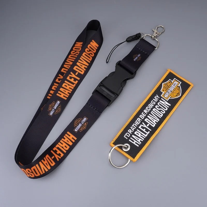 Llavero Cordón Cuello Correa Trabajo Tarjetero Moto Regalo