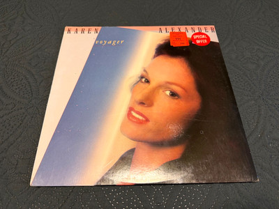 KAREN  ALEXANDER  VOYAGER   SEALED ''NEVER PLAYED'' VINTAGE  VINYL RECORD  ALBUM