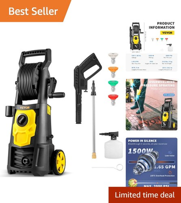 #ad Versatile Electric Pressure Washer 20 ft Hose Foam Cannon amp; Energy Saving TSS $178.19