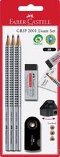 Faber Castell 217079 "Grip 2001 Exam" Pencil-Set black 1 Count Pack of 1 
