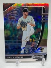 2020 Panini Prizm Draft Silver Mason Hickman PDP154 SIGNED