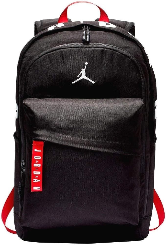 Jordan Air Patrol Backpack Black Collection 12x19.5x7 9A0172 New With Tags Large