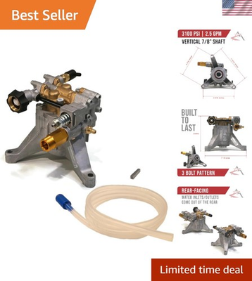 #ad Versatile Vertical Pressure Washer Pump 7 8quot; Shaft 3100 PSI amp; Keyway Included $230.49