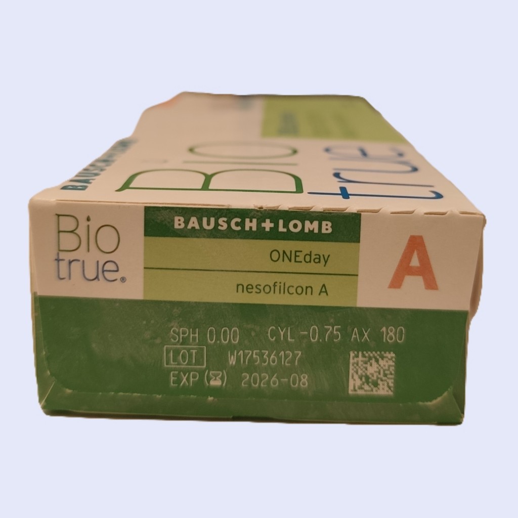 Finie la vision floue avec Biotrue OneDay for Astigmatism Ax 180 pour yeux secs