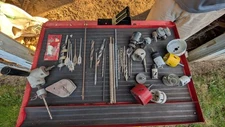 Bosch Holesaw Bits And Screwdriver Bits With Other Miscellaneous Tools. *LOOK*