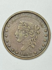 1837 Hard Times Token - Millions For Defence / Not One Cent For Tribute HT-52