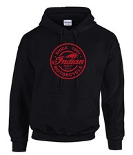 Indian Motorcycle Logo schwarz Hooded Kapuzen...