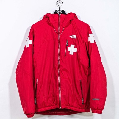 The North Face Ski Patrol Jacket Medium Red Windstopper Primaloft Gorpcore