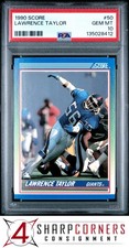 1990 SCORE #50 LAWRENCE TAYLOR GIANTS HOF PSA 10