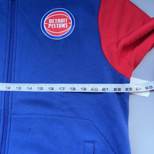 NBA Apparel Detroit Pistons Full Zip Jacket Large NWT MSRP $65 - Picture 3 of 6