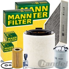 MANN FILTER INSPEKTIONSPAKET passend für VW POLO 6R IBIZA 4 FABIA 2 ROOMSTER 5J