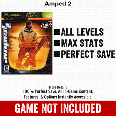 Amped 2 d100% Unlocked All Items Xbox USB Save