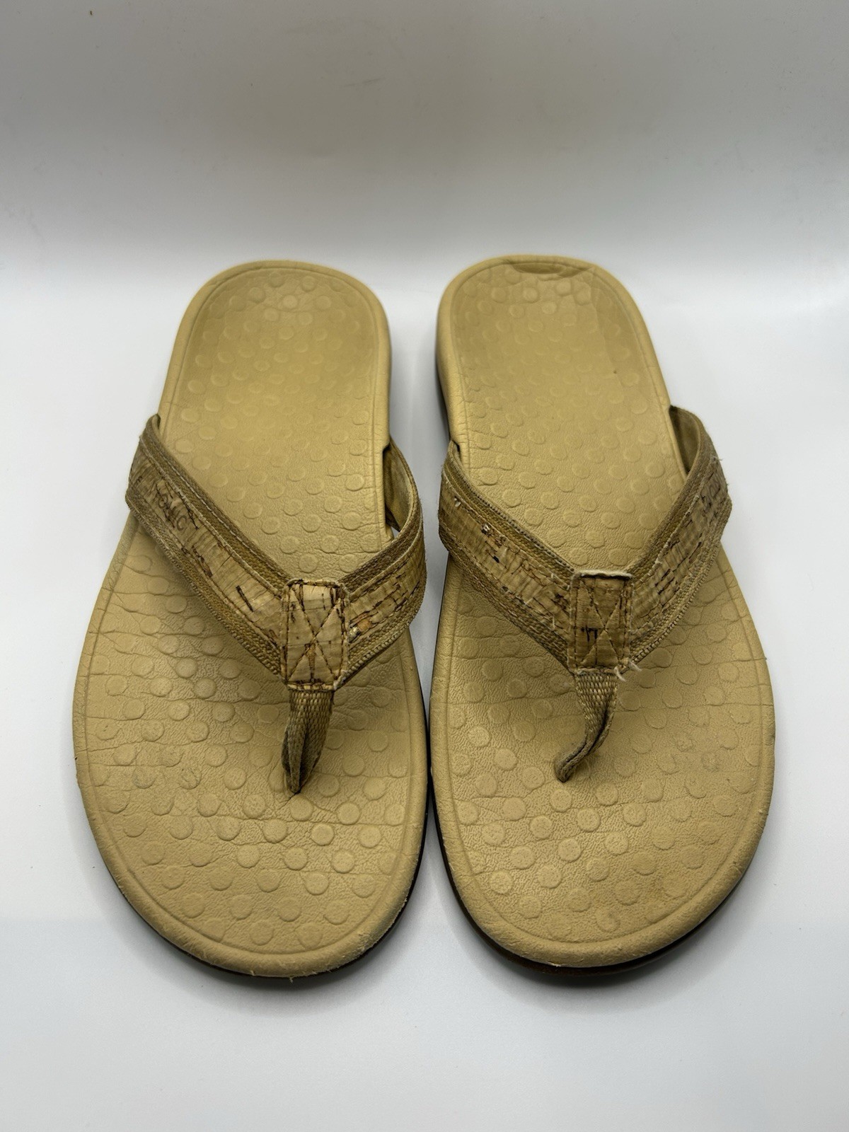 APL Vionic sandalo donna marea taglia 7 scarpe tanga sughero