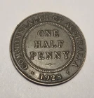1928 George V Half Penny — photo from another recent sale