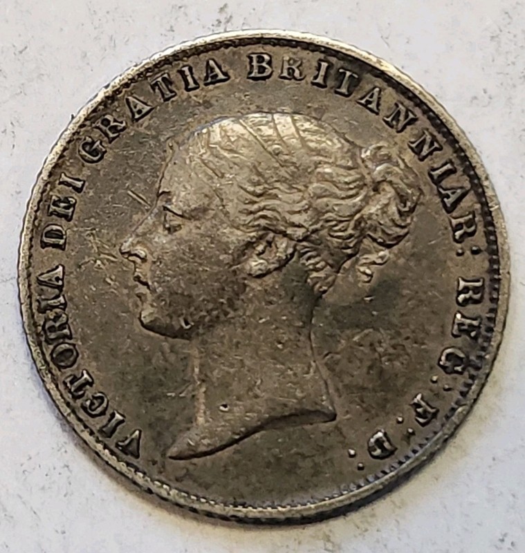 1860 Great Britain 6 Pence 2780