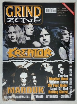 82457 GRIND ZONE Nr. 6/2004 - Kreator / Marduk / Therion / Napalm Death
