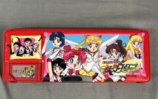 RARO! Caja de lápices vintage Sailor Moon Super S años 90 estuche limitado