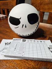 Disney The Nightmare Before Christmas YAHTZEE Game Jack Skellington- Open