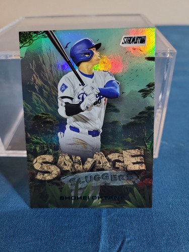 2025 Topps Stadium Club - Savage Sluggers Shohei Ohtani #SS-7 Turquoise 19/99