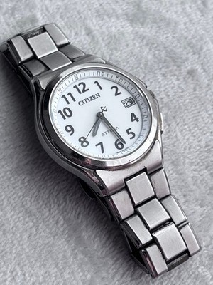 Citizen Attesa H110 T011331 Eco Drive Titanium White Dial Watch Limited