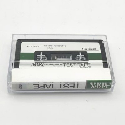 1PC used GENUINE ABEX TCC-901 Mirror CASSETTE 18um TEST TAPE #wd