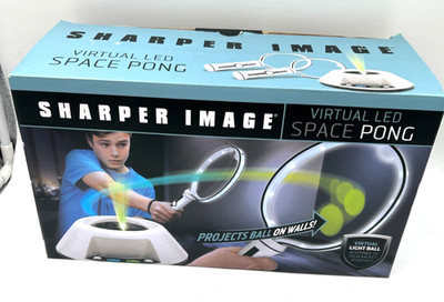 Sharper Image Virtual LED Space Pong 1 or 2 Players