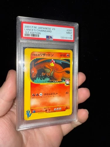 2001 Pokemon Japanese VS Lance's Charizard #097 MINT PSA 9 1st Edition