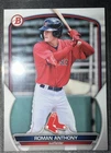 2023 Bowman Draft ROMAN ANTHONY Prospect Card #BD-112 Boston Red Sox