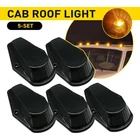 5Pcs For FORD F150 F250 F350 1973-1997 Roof Top Cab Lights Smoked Marker Light Y