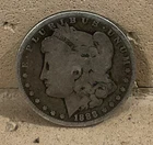 1883 Morgan Silver Dollar $1 US Coin, Circulated Business Strike, Uncertified