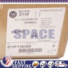 Allen Bradley 2711P-T10C4D6 /A PanelView Plus 2711PT10C4D6 US Free Tax