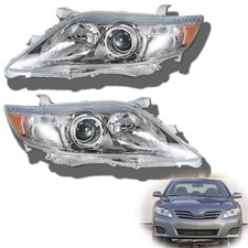 BriSunshine Headlight Assembly Driver and Passenger Side Headlamp Replacement