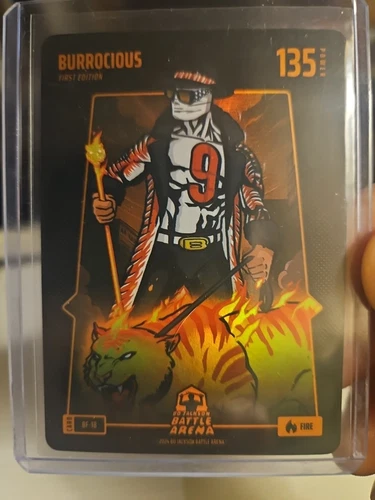 Bo Jackson Battle Arena Battlefoil Fire Burrocious #BF-18 Joe Burrow