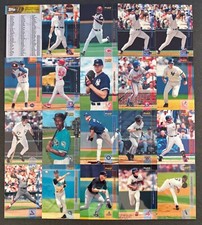Lot/19 2001 Topps High Definition HD Stars Rookies Commons MLB Baseball Cards