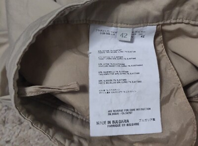 Prada Women's Pants Trousers Size 42 Khaki Beige Rn 98339 | eBay