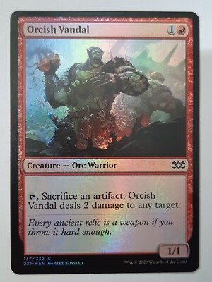 MTG 2020 Double Masters (2XM) Orchish Vandal 137/332 C Foil M/NM