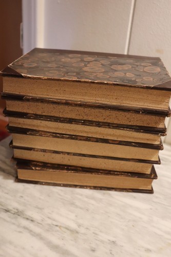 1921 Leather Binding holger drachmann skrifter Hardcover Books Set of 6 Danish - Picture 6 of 7