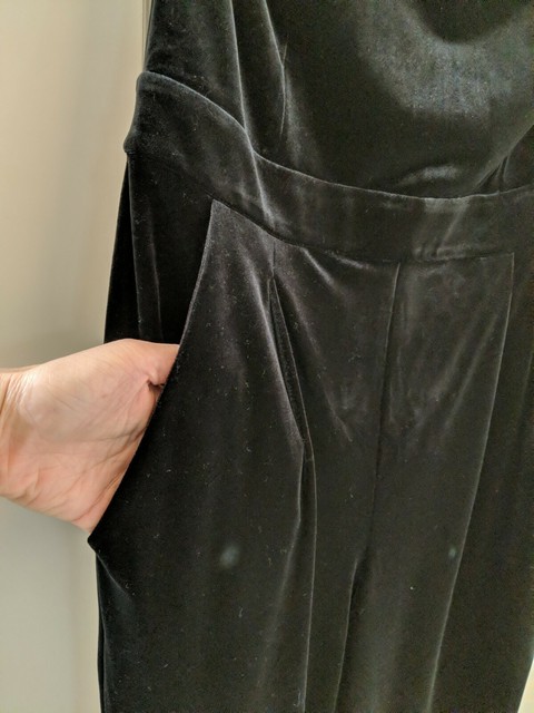 gorman velvet jumpsuit