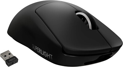 Logitech G PRO X SUPERLIGHT Kabellose Gaming-Maus HERO 25K Sensor - Schwarz