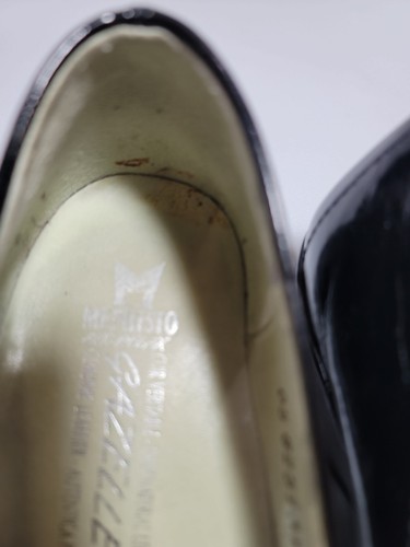 Mephisto Air-Relax Genuine Leather Gazelle Block Shoes Black Womens US 8.5 - Picture 10 of 24