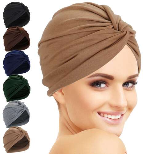 Women Muslim Turban Hijab Bonnet Hat Chemo Cancer Cap Head Wrap Beanie Headwear