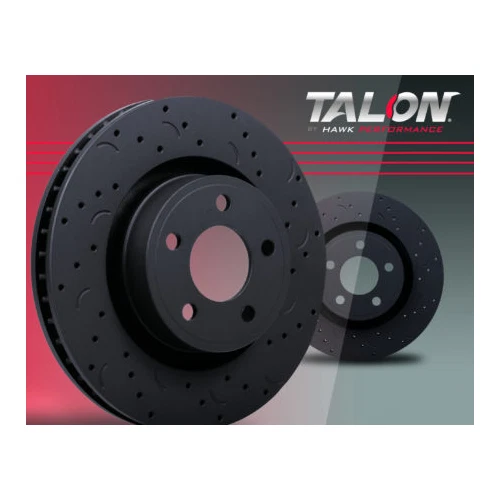 Hawk HTC5174 Talon Drilled & Slotted Front Brake Rotors for 90-05 Honda Civic — 第 4/4 张图片