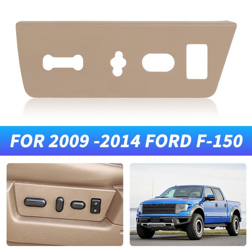 Interruptor de asiento delantero izquierdo del conductor panel de bisel de moldura de carcasa para Ford F-150 2009-2014 - Imagen 7 de 9