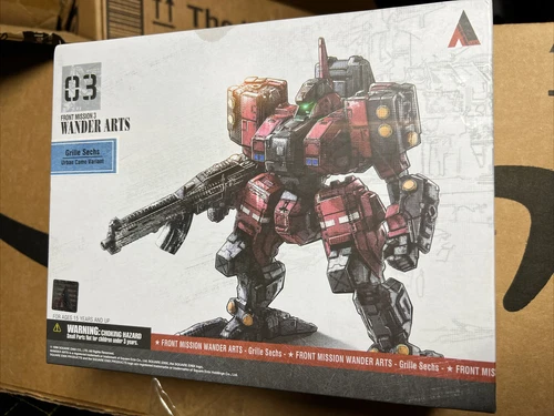 Front Mission 3 Wander Arts Grille Sechs Urban Camo Variant Mech Figure U.S. NEW