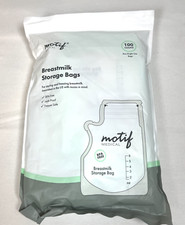 Motif Medical Breast Milk Storage Bags 8oz Single Use Bags 100 count BPA-Free