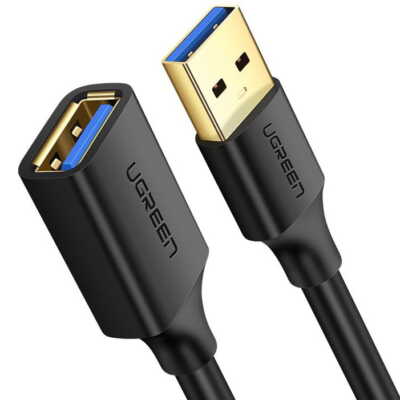 Adapterkabel USB (Buchse) - USB (Stecker) 3.0 5 Gbps 1,5 m Ugreen Schwarz