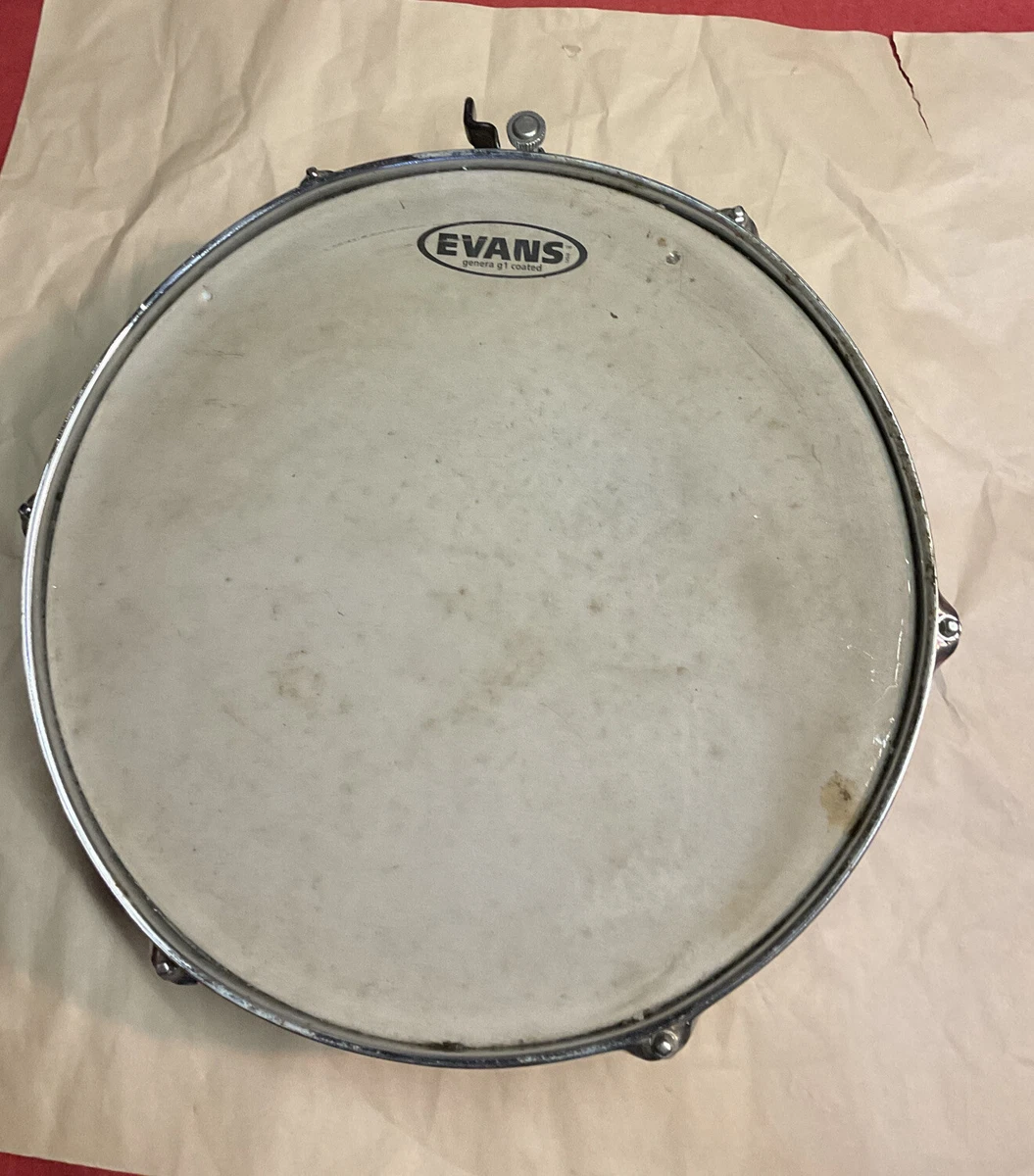 vintage evans genera g1 coated Snare drum eBay